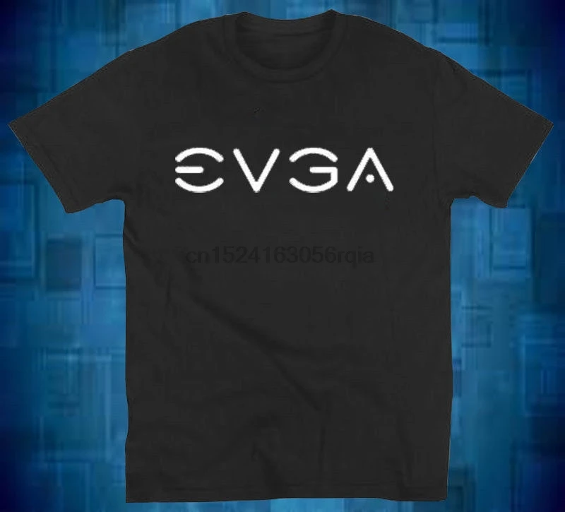 Новая мужская футболка с логотипом EVGA S-2XL | Мужская одежда