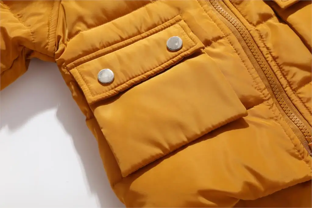 Olekid/Коллекция 2019 года, зимний детский Пуховый комбинезон, толстая теплая куртка, пальто, комбинезон комплект одежды для маленьких