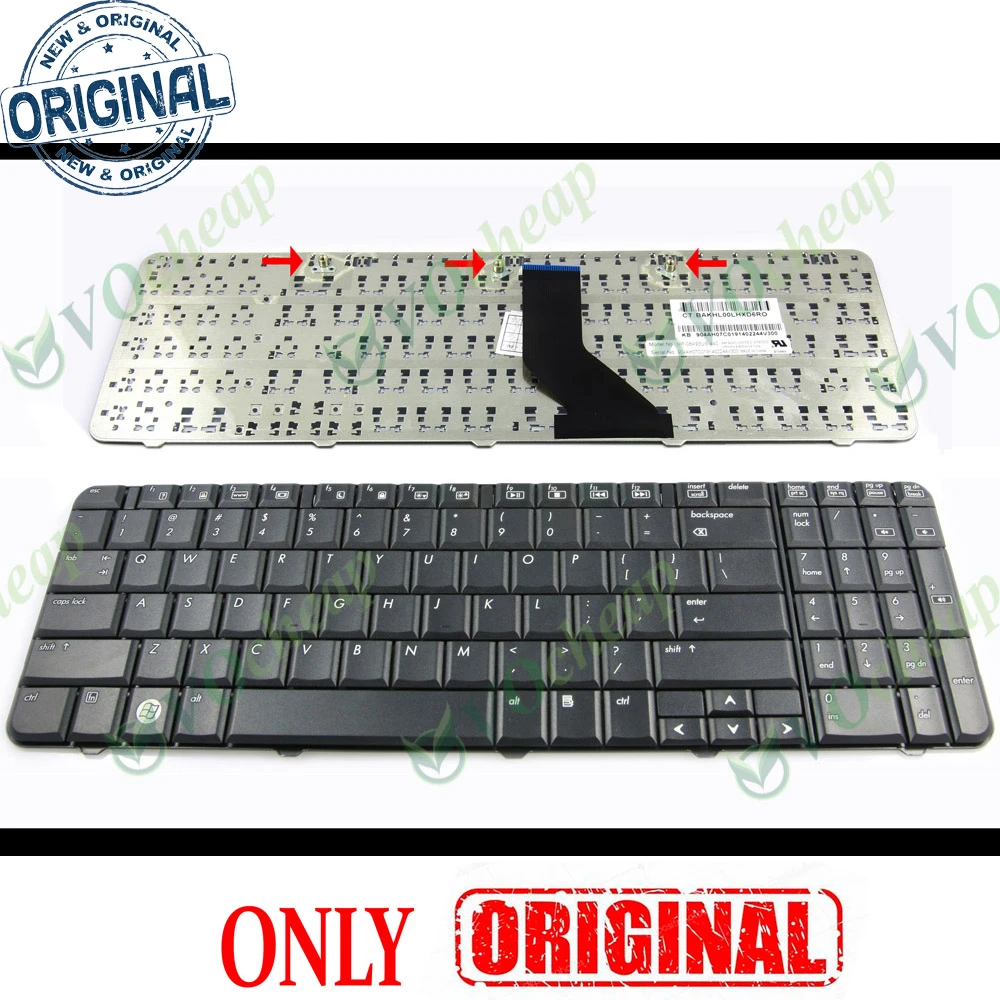 New Laptop Keyboard For HP Compaq Presario CQ60 CQ60Z G60 G60T CQ60-224NR CQ60-227CA CQ60-228US CQ60-211DX CQ60-100 CQ60-200 CQ60-300 CQ60z-200 CQ60-422DX 423DX CQ60-615DX Series 496771-001 NSK-HAA01 MP-08A93US-442 New Laptop Keyboard For HP Compaq Presario CQ60 CQ60Z G60 G60T CQ60-224NR CQ60-227CA CQ60-228US CQ60-211DX CQ60-100 CQ60-200 CQ60-300 CQ60z-200 CQ60-422DX 423DX CQ60-615DX Series 496771-001 NSK-HAA01 MP-08A93US-442