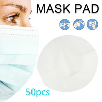 

50pcs Disposable Face Masks Replacement Filtering Pad Non-woven Breathable Mask Gasket Respiring Mat for All Kinds of Masks
