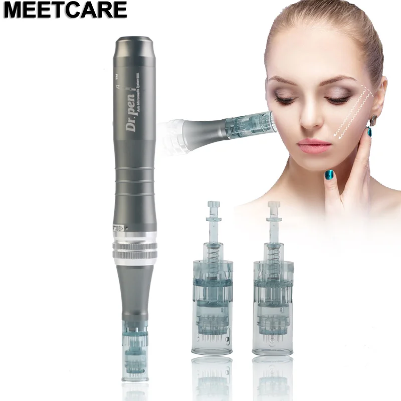 M8 обновленный Электрический Dr.pen Microneedle цифровой 6 скоростей Дема ручка для