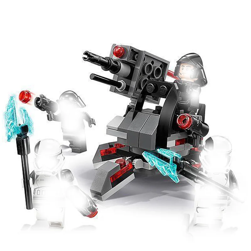 

75197 132pcs Star Series Wars The First Order Specialists Pack Building Blocks Brick Toys For Children 10895 Gitt