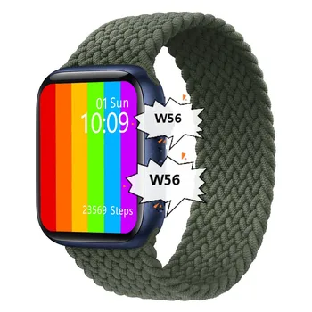 

Wholesale 3pcs W56 320*385 Resolution ECG BT Call Smart Watch 1.75Inch 320mAh 18 Languages Speaker Voice Assistant