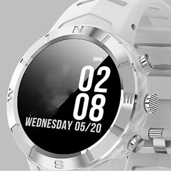 

Men Outdoor Smartwatch Pedometer Round Touch Screen Sport Smart Watch IP67 Waterproof Heart Rate Smartwatch