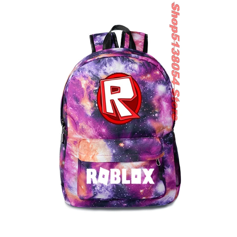 F Красочные Звездные ROBLOX cartable skolaire детские школьные сумки для девочек plecak szkolny Школьный Рюкзак Для Подростка mochila - Цвет: F