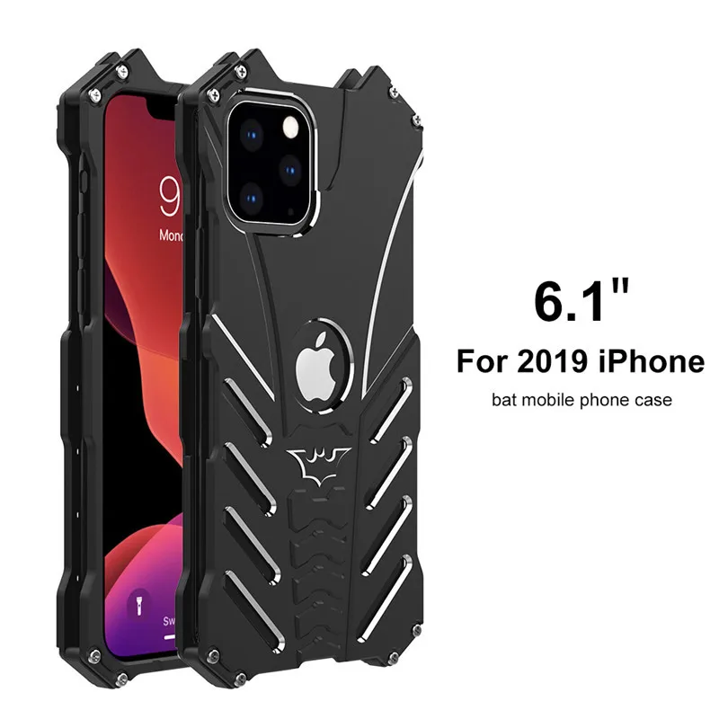 Brown Металлический чехол для телефона Iphone 5,8 6,1 6,5 дюймов алюминиевый ударопрочный, брызгозащищённый Чехол Броня противоударный чехол - Цвет: Brown