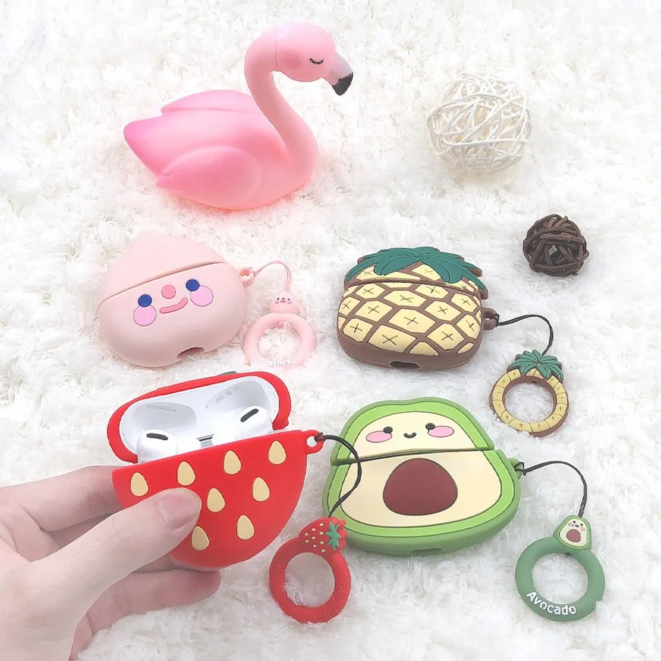 For Apple AirPods Pro Case Cartoon Cute Pattern box Shell Earphone Case For Air pods Pro 3 Cover soft Silicone Protective Fundas (3)