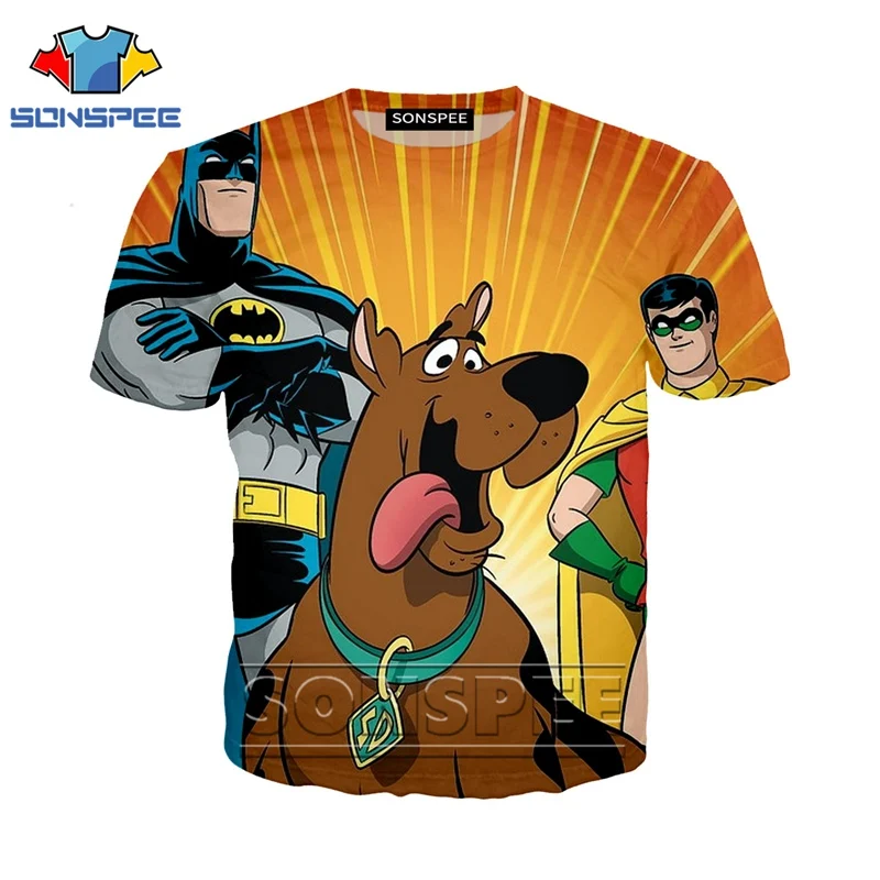 05 Футболка с 3d принтом аниме для мужчин и женщин, homme Scooby, модная футболка для детей, doo Harajuku, сексуальные футболки с собачкой, Забавные футболки, homme, футболка A09 - Цвет: 05