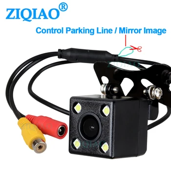 

ZIQIAO Car Front Rear View Camera Built-in Parking Aid ruler Lines for Auto Parking camera HS105