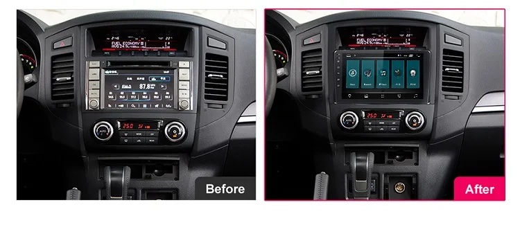 Excellent EBILAEN Car Cassette DVD Multimedia player For Mitsubishi PAJERO 4 2din Android 9 Radio GPS Navigation  V97 V93  Rear Camera 4 Excellent EBILAEN Car Cassette DVD Multimedia player For Mitsubishi PAJERO 4 2din Android 9 Radio GPS Navigation  V97 V93  Rear Camera 4