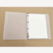 Тусклый полированный полупрозрачный, полипропилен, бандажная ткань, переплетенный лист, чехол А4, четыре отверстия, листовка, карманный блокнот, производители, торговля