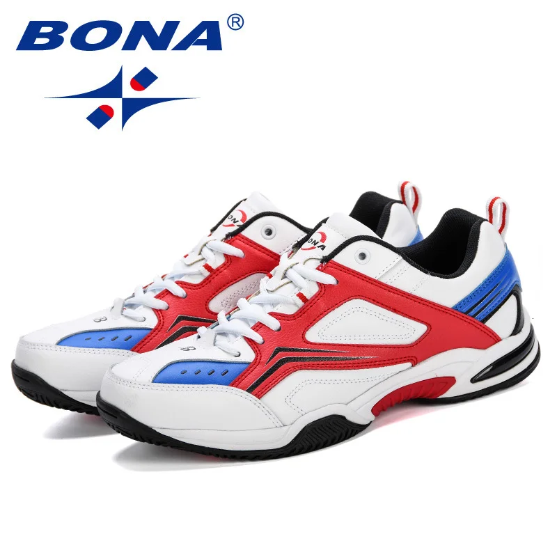 BONA Tenis Masculino; мужская Профессиональная теннисная обувь; дышащая Спортивная обувь; нескользящие кроссовки; удобные спортивные кроссовки для фитнеса