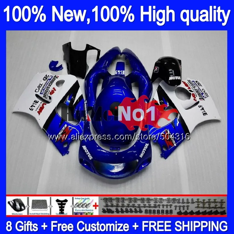 Корпус для SUZUKI SRAD GSXR 750 600 GSX-R600 завод синий 11MC. 16 GSXR750 1996 1997 1998 1999 2000 GSXR600 96 97 98 99 00 обтекателя - Цвет: No. 1