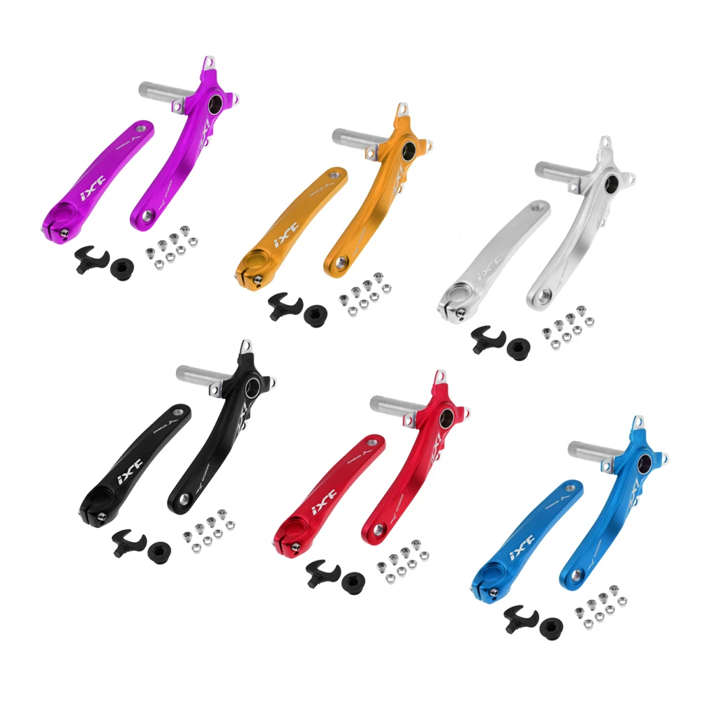 

Portable MTB Mountain Bike Crankset Aluminum Alloy Bicycle Crank Sprocket and Bottom Bracket Kit 170mm