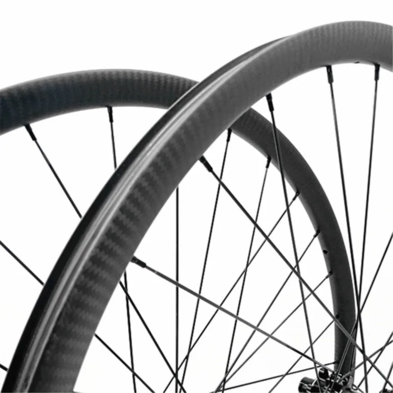 29er дисковые тормоза Углеродные mtb колеса 34x30 мм бескамерные powerway M32 прямые pull 100*15