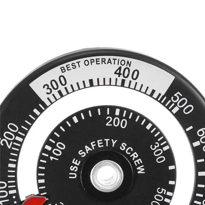 Magnetic Stove Fan Fireplace Thermometer For Wood Log Burning Stove Fireplace Burner Fan Thermometer Tools