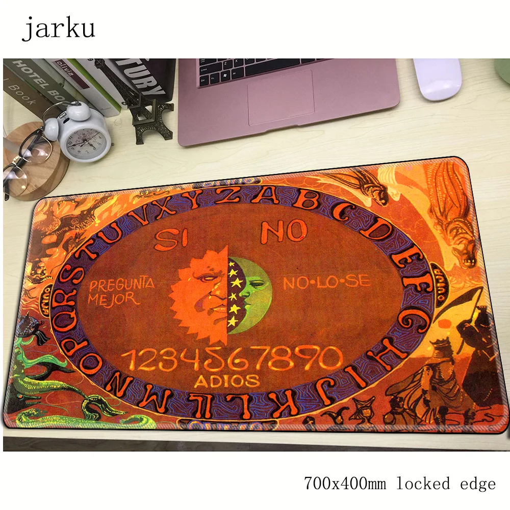 Ouija доска геймерский коврик для мыши 700x400X3 мм игровой коврик для мыши подарок на Хэллоуин аксессуары для ноутбука ПК коврик для ноутбука эргономичный коврик
