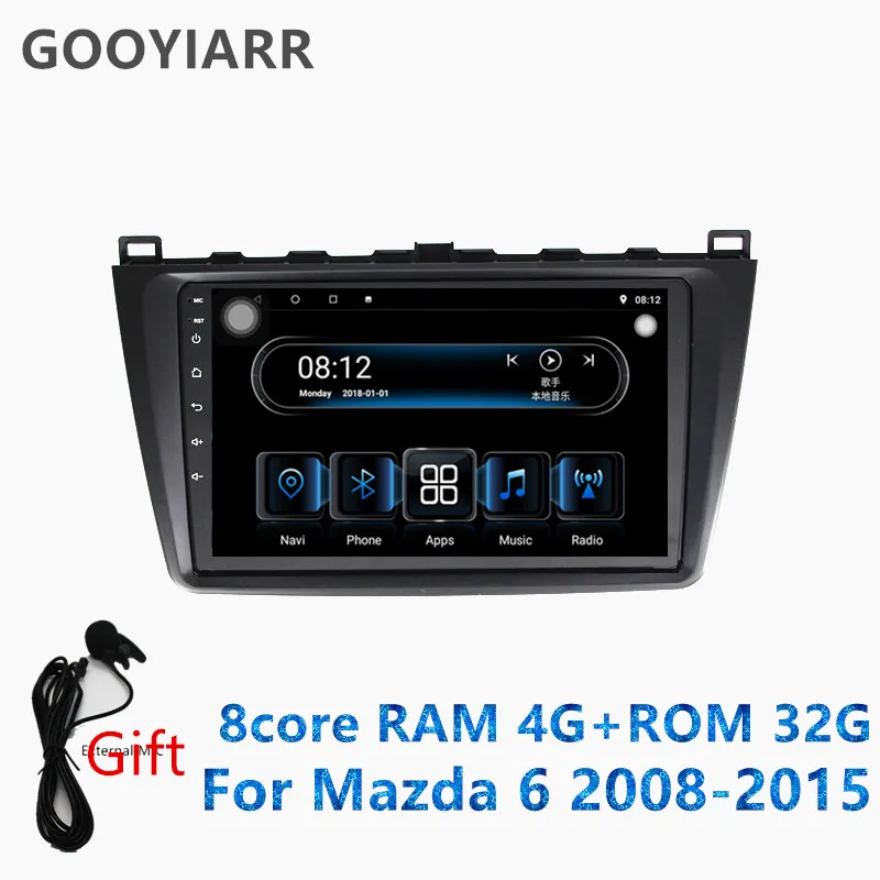 

1din stereo Android car Multimedia Player 8 core RAM4G+ROM32G gps navigation for Mazda6 2008 2009 2010 2011 2012 2013 2014 2015