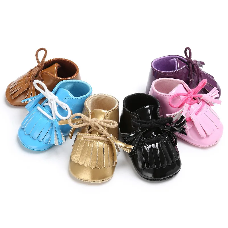 

BABY'S Shoes Spring And Autumn Shoe 0-1-Year-Old Baby Shoes Soft Bottom Pu Baby Shoes Toddler Shoes