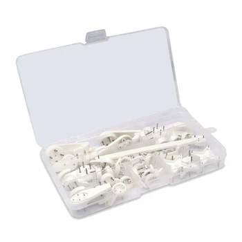 

Non-Trace White Hard Wall Picture Photo Mirror Frame Clock Hook Hanger Set Wedding Photo Accessories