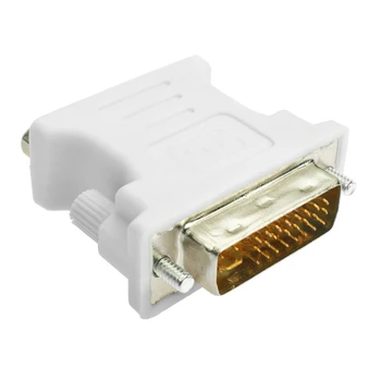 

1080P DVI i 24+5 to VGA Cable Male Female Converter Video Adapter Switch Connector for HDTV PC Projector Monitor Display