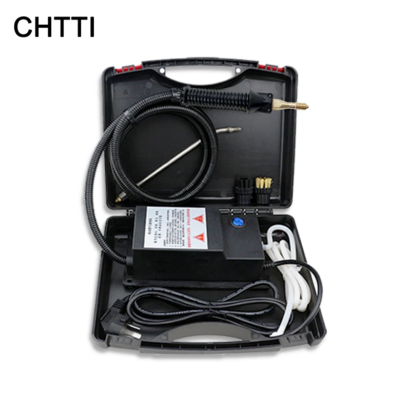CHTTI 2000W Steam Cleaner High Temperature Pressure Mobile Cleaning Machine Auto Pumping Sterilization Disinfector For Kitchen