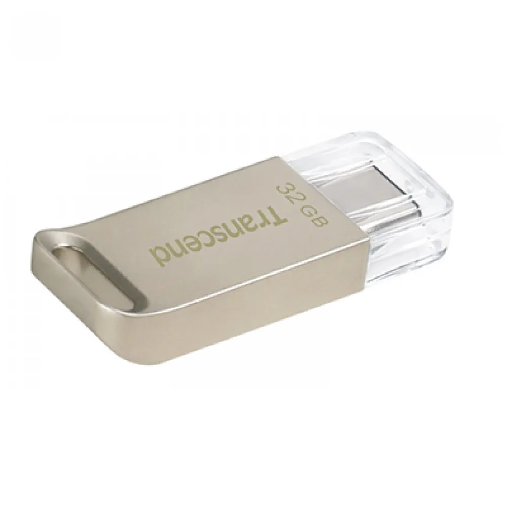Флэш-накопитель 32GB JETFLASH 850S USB3.0, Pen Drive, Type-C, Silver
