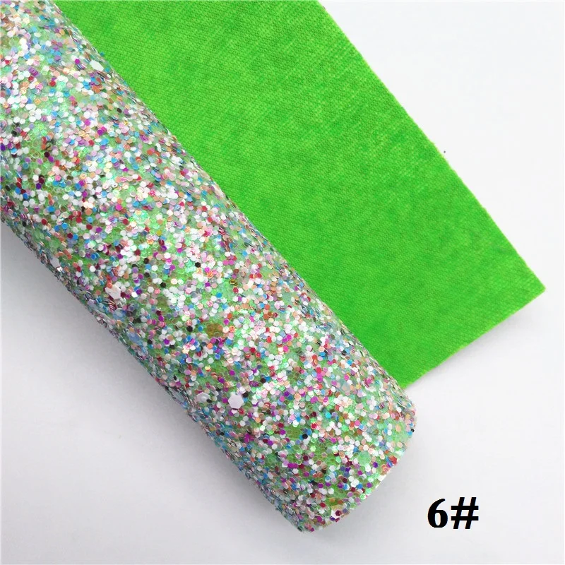 6 Glitterwishcome 21X29 см А4 Размер синтетическая кожа, массивная блестящая кожа, искусственная ткань из искусственной кожи винил для бантов, GM665A - Цвет: 6