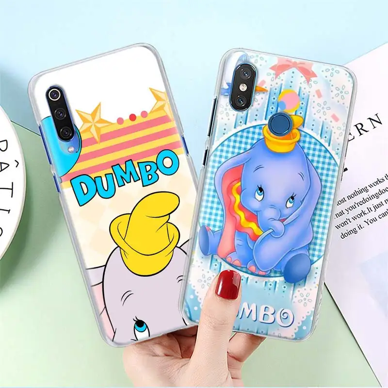 Мультяшный слон Дамбо телефонные чехлы для телефона Redmi 7 7A 8A K20 Pro 6 6A 5 Plus Redmi Note 5, 6, 7, 8 Pro 8T S2 GO крышка