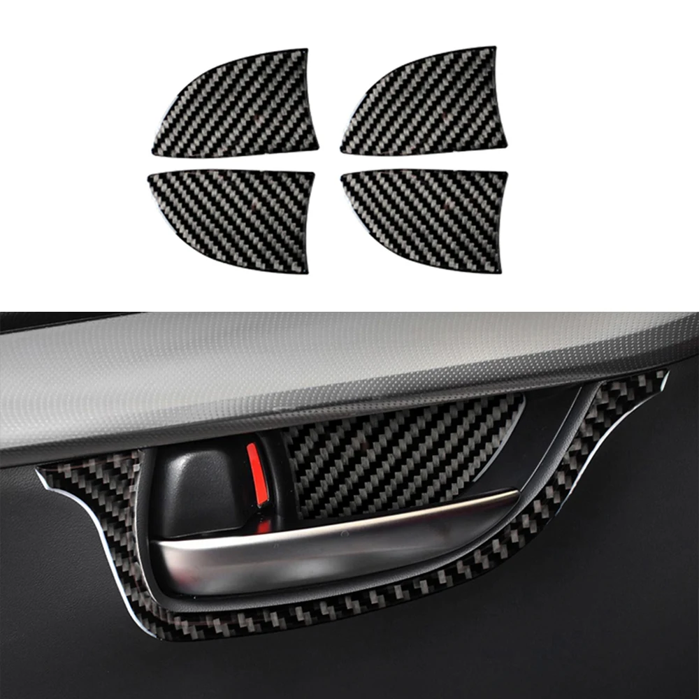 

for Lexus NX 200 200t 300h 2014-2021 Door Inner Grab Handle Bowl Cover Trim Decal Car Inner Accessories Carbon Fiber