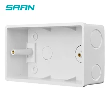 SRAN новая распределительная коробка для монтажа в стену внутренняя кассета белая задняя коробка 142*80*50 мм для 146 мм* 86 мм стандартный переключатель и гнездо