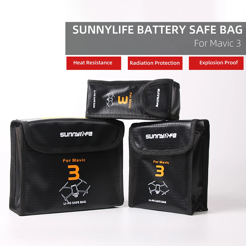 Explosion Proof Drone Battery Safety Carrying Bag Fireproof Blast Proof Batteries Protector