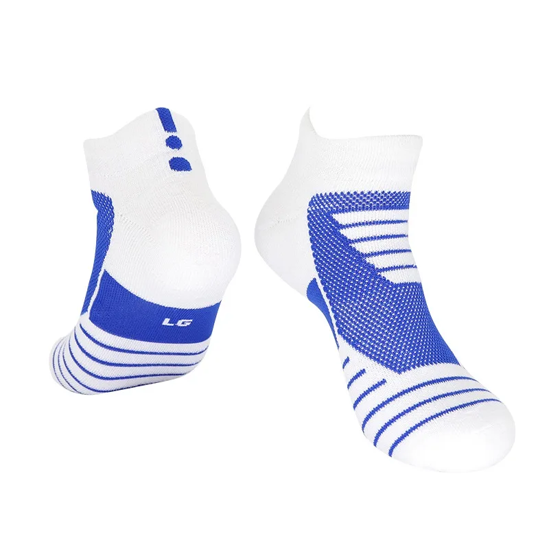Мужские уличные спортивные носки для баскетбола, компрессионные Дышащие футбольные велосипедные носки, хлопковые нескользящие мужские носки