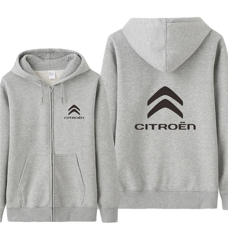 as picture Осенние толстовки Citroen мужские модные пальто флисовый пуловер унисекс Мужские толстовки Citroen - Цвет: as picture