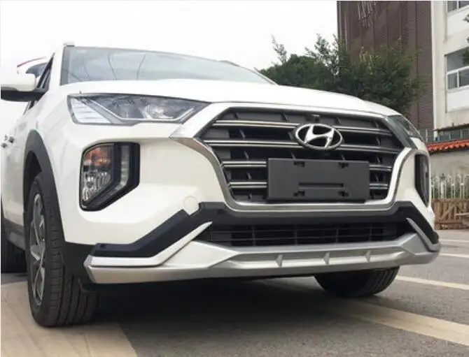 Новинка Tucson ABS хромированные передние и задние защитные бамперы для hyundai Tucson