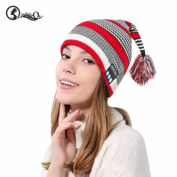 

1 Pcs Hat Knitted Casual Bluetooth Earphone Music Hat Winter Warm Mic Sport Hat Hat Fashion Hat Unisex Cap Phone Gaming Headset