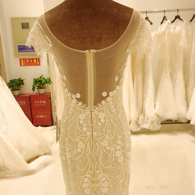 SL8003 sexy luxury robe de mariee wedding gown mermaid wedding dresses 2020 sukienki vestido de novia sirena plus size 4