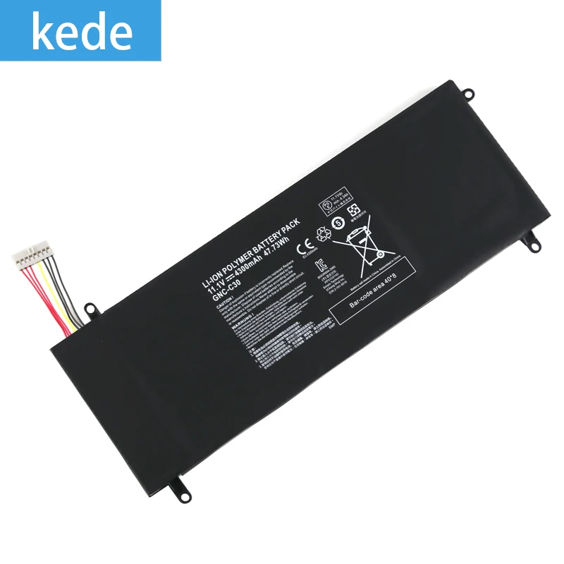 Kede GNC-C30 ноутбук Батарея для GIGABYTE U2442 U24F P34G V2 11,1 V 4300 мА/ч, 47.73wh