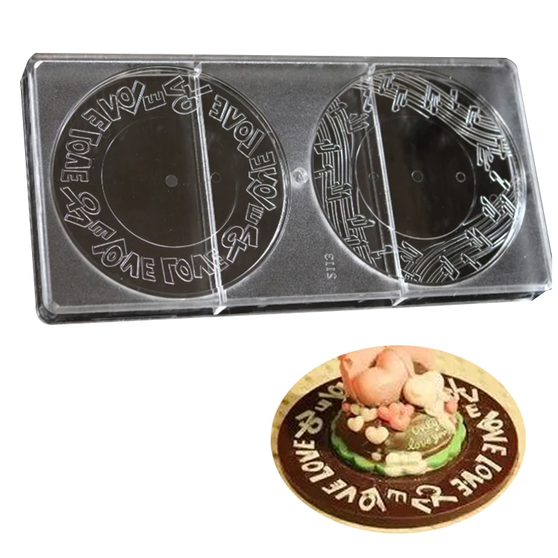 CD форма поликарбонатная для шоколада выпечки кондитерских изделий инструменты