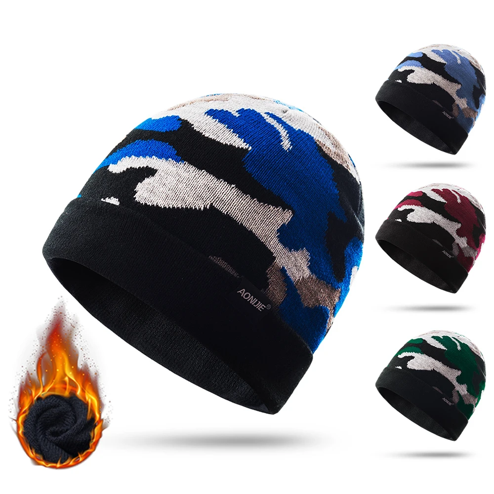 

Knitted Sports Hat Windproof Running Beanie Hat Outdoor Cycling Skull Cap Warm Ski Beanie Breath Antibacterial for Men Women