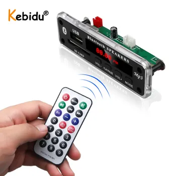 

KEBIDU Wireless Bluetooth WMA MP3 Player Decoder Board Module USB TF Radio FM AUX Audio 3.5mm For Car Speaker for iPhone