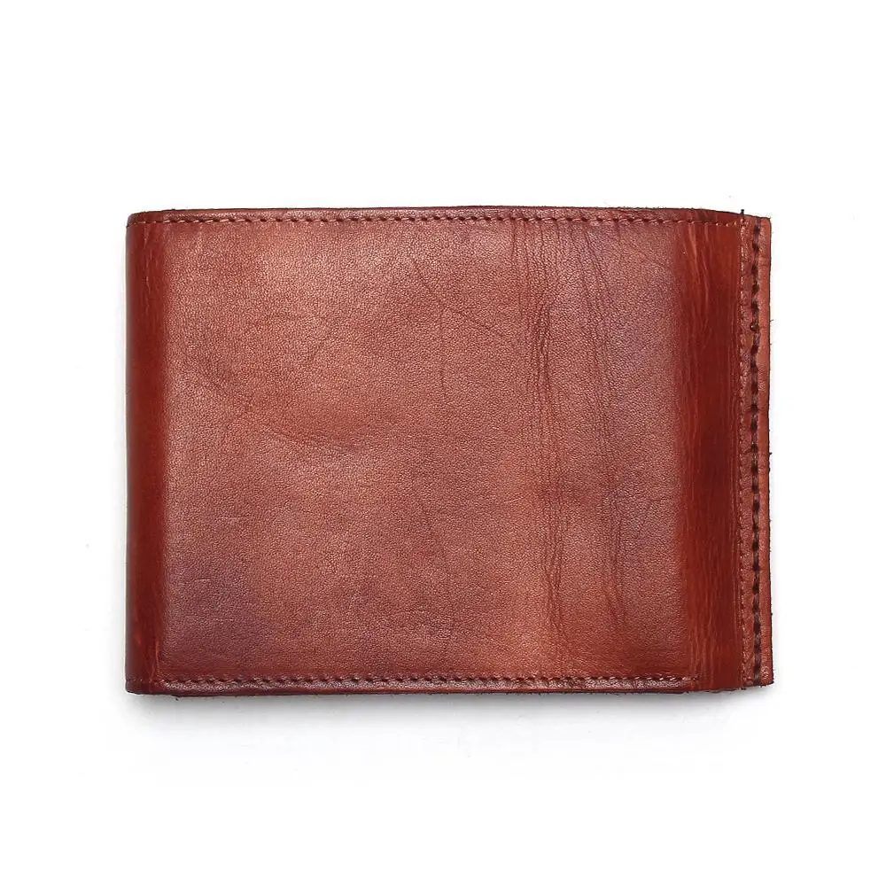 

Tauren Hand Take Short Small Wallet Cowhide Retro Genuine Leather Lock Wallet Mini Card Bit More Wallet Women's Fashion