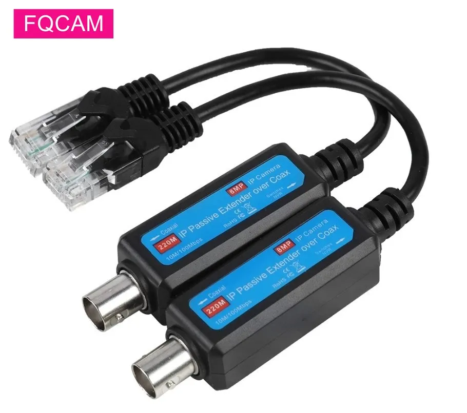 Transmisor pasivo de red de 10/100Mbps, extensor de receptor