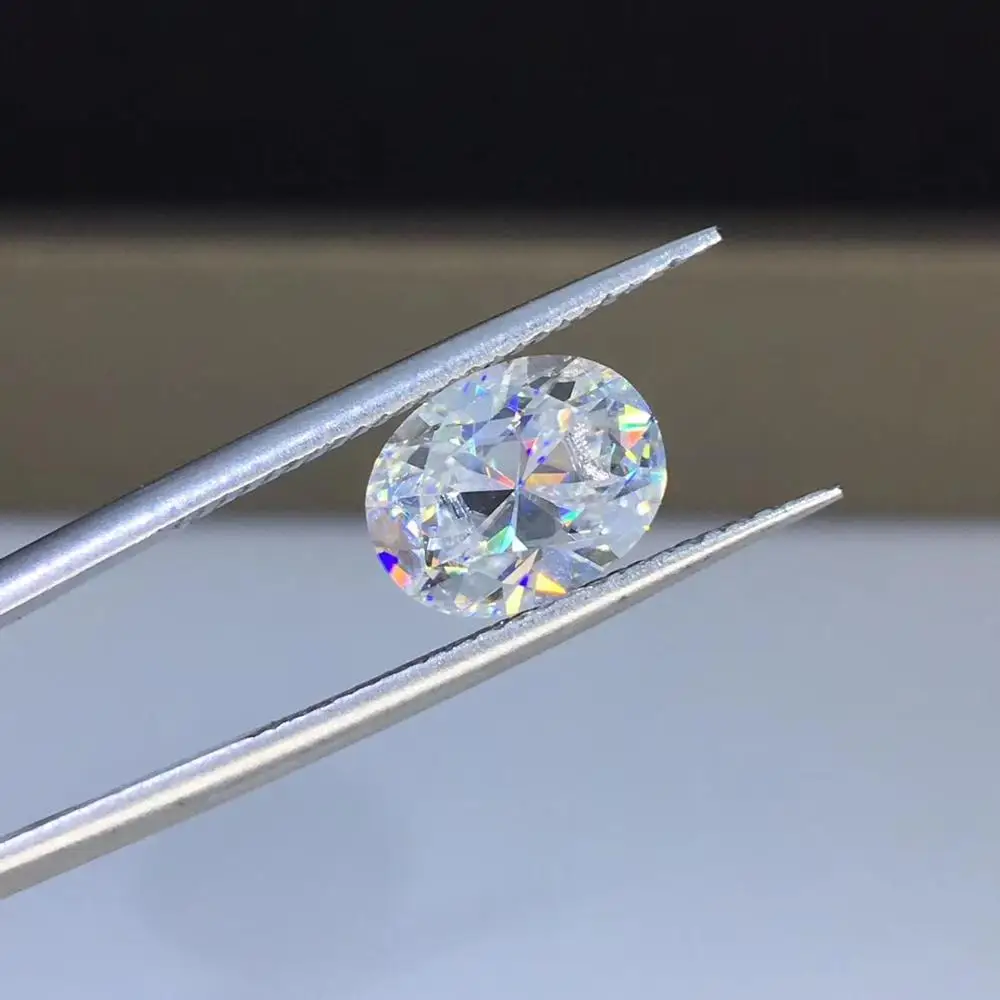 Овальный Муассанит 2.00ct D VVS поэзия магазина украшение для драгоценных камней |