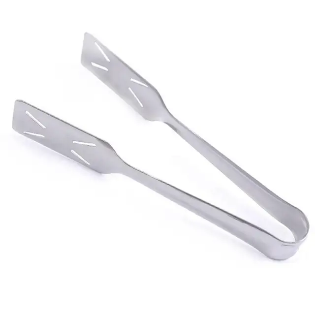 1Db Bbq Fogók Rozsdamentes Acél Ergonómikus Hosszú Ételek Sütő Fogó Szerszámok Kiegészítők Kültéri Kempinghez - Image 2