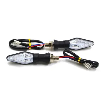 

2pcs Universal Motorcycle Turn Signal Light Double-sided Lighting 12V Super Bright LED Bulbs Light for Motorbike Off Road