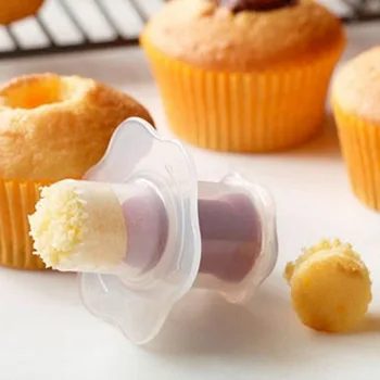 

Cake Core Remove Tool Cupcake Muffin Cake Corer Plunger Cutter Pasty Decorating Divider Mould