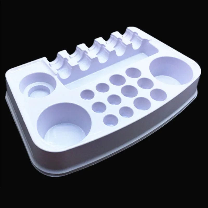 

12Pcs/Pack Disposable Plastic Tattoo Holder For Ink Cups / Needles Tips Solution Work Plate For Tattoo Accesories Supply