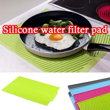 

Silicone Square Dish Drying Mat Premium Heat Resistant Tableware Dishwasher Durable Cushion Pad Dinnerware Table Mat Placemat