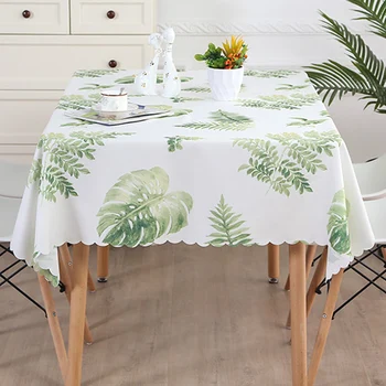 

Warm Love 2020 Concise Fresh Rectangle Tablecloth Waterproof Defence Sewage Colour Printing Lace Tea Table Cover Cloth Towel